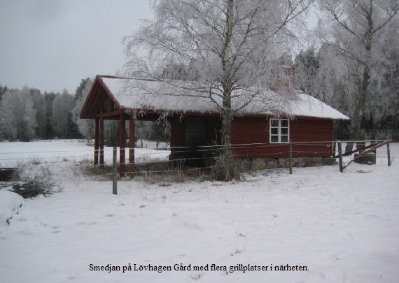 Smedjan p Lvhagen Grd med flera grillplatser i nrheten.